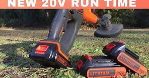 New Lithium Battery Test Black & Decker 20V Weed Eater