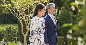 Crown Princess Mary of Denmark Wore a Floral Gown to the Jordan Royal Wedding