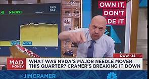 Jensen Huang is the 'moat around Nvidia', says Jim Cramer on the stocks record performance