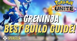 Greninja BEST Build Guide! Greninja Is The KO King - Pokémon Unite