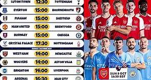 EPL Fixtures Today -Matchday 8 - Premier League fixtures Today - EPL Fixtures 2023/24 -EPL