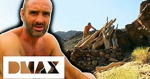 Ed Stafford Thrives In Gobi Desert After Building A Solid Shelter | Marooned With Ed Stafford