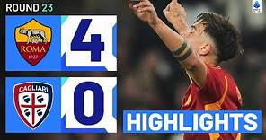 ROMA-CAGLIARI 4-0 | HIGHLIGHTS | Dybala strikes twice as Giallorossi stun Cagliari | Serie A 2023/24