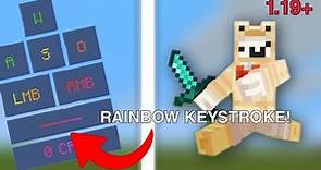 KEYSTROKE and cps counter for mcpe(1.18/1.19+