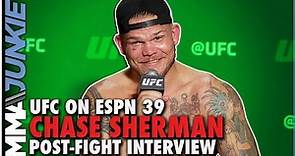 Chase Sherman 'In A Lot Of Pain' After Finally Snapping Losing Skid | UFC on ESPN 39