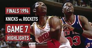 NBA Finals 1994. Game 7 New York Knicks vs Houston Rockets - Full Game Highlights HD