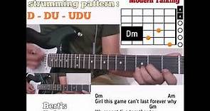 Brother Louie - Modern Talking guitar chords w/ lyrics & strumming tutorial