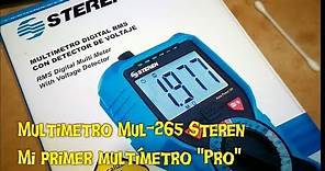 Unboxing y prueba de Multimetro Steren Mul-265