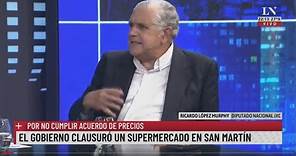 Ricardo López Murphy: "Hay que modificar la edad jubilatoria y los aportes"