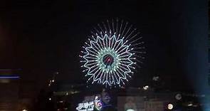 2012高雄夢時代(Taiwan New Year fireworks) 跨年煙火秀 雙發射點 震撼全景(HD清晰)