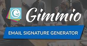Gimmio - Free Email Signature Generator