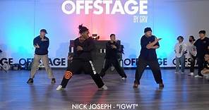 Nick Joseph Choreography to “Igwt” by Jon Keith & KB at Offstage Dance Studio