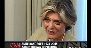 DEATH OF ANNE BANCROFT - CNN - JUNE 7, 2005