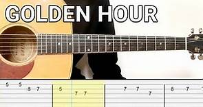 JVKE - Golden Hour (Guitar Tutorial Tab)