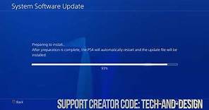 How to Update PS4 to Version 9.03 | Latest PlayStation Update