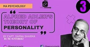 Alfred Adler's theory of Personality|Inferiority & Superiority complex|Compensation theory.