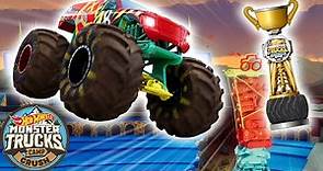 Monster Truck Adventures in Arena World! - Monster Truck Videos for Kids | Hot Wheels