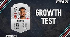 Reiss Nelson Growth Test! FIFA 21 Career Mode