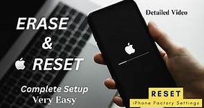 How to Reset iPhone | Factory Reset Settings Detailed Video