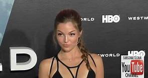 Lili Simmons at the HBO Premiere of Westworld at TCL Chinese Theatre in Hollywood