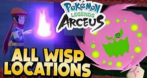 Collecting ALL 107 WISPS for Spiritomb in Pokémon Legends Arceus