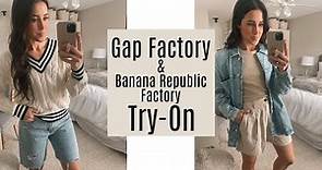 Gap Factory & Banana Republic Factory Try-On Haul