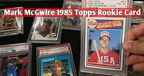 Mark McGwire 1985 Topps Rookie Card - Long Gone Summer ESPN Documentary