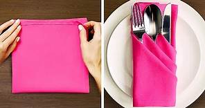 27 NAPKIN FOLD IDEAS