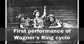 13th August 1876: The premiere of Wagner's complete Ring cycle takes place in Germany