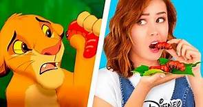 9 Desafío De Comida De Pixar vs Comida De Disney / Hacemos Las Mejores Comidas De Las Películas