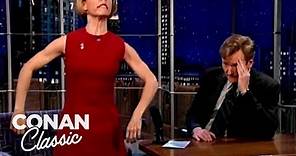 Amy Sedaris Brought A Lot Of Clips | Late Night with Conan O’Brien