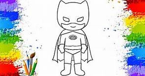 🎨Dibujar y colorear BATMAN, 🎨Dibujos para niños, 🎨Coloring pages for kids