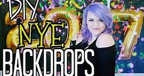 DIY: New Years Eve Photo Booth Back Drop Ideas!