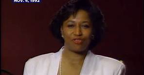 Nov. 4, 1992: Carol Moseley-Braun becomes 1st black woman elected to US Senate