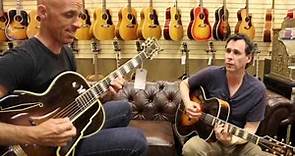James Achor & Michael Minnis playing an early D'Angelico & early L-5 here at Norman's Rare Guitars