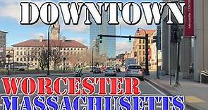 Worcester - Massachusetts - 4K Downtown Drive