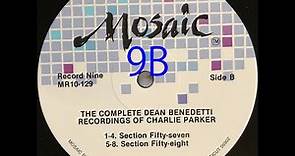 Benedetti Recordings Of Charlie Parker 9B