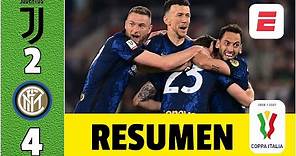 INTER CAMPEÓN DE LA COPA ITALIA en un PARTIDAZO. Juventus 2-4 Inter de Milán | Copa Italia