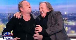 Gerard Depardieu et Benoit Poelvoorde n'ont pas bu de vin pendant "Saint Amour", ils l'assurent !