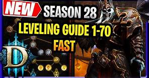 Diablo 3 Season 28 Leveling Guide FULL 1-70 Fastest leveling Solo Season 28 Start