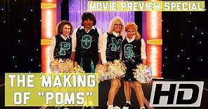 Poms (2019) The Making Of Diane Keaton's Movie | Behind The Scenes, Cast Interviews