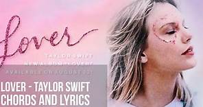 Lover - Taylor Swift [Guitar CHORDS AND LYRICS ] sing along