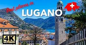 Lugano Switzerland Best Places | Lake Lugano, Swiss Italian Lakes 4K