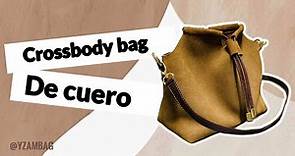 DIY cartera de cuero, paso a paso FÁCIL leather crossbody bag / bandolera