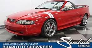 1996 Ford Mustang GT Convertible for sale | 6098 CHA