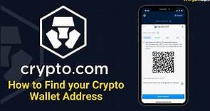 How to Find a Crypto Wallet Address on Crypto.com