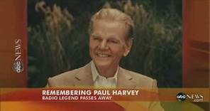 Remembering PAUL HARVEY | Legendary Radio Broadcaster | ABC News