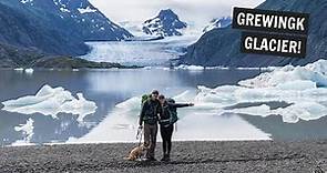 Backpacking to Grewingk Glacier Lake at Kachemak State Park in Alaska!