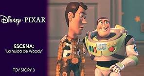 Toy Story 3 | Escena: 'La huida de Woody' | Disney · Pixar Oficial