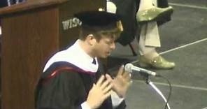 UW--Madison 2013 Spring Commencement: Anders Holm's Address